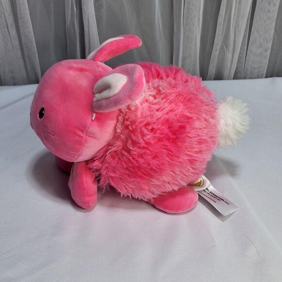 Animal Adventure Pink Bunny Rabbit 8" Stuffed Plush Spring Easter Toy Doll - Picture 3 of 8